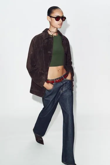 Укороченная футболка с короткими рукавами- Заказать в России