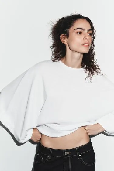 Свободная хлопковая футболка