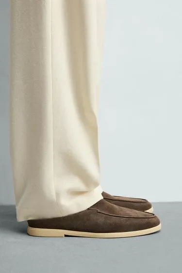 Кожаные лоферы без задника- Заказать в России