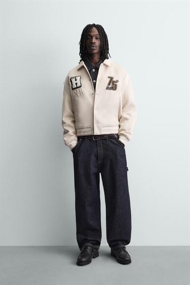 Zara Бомбер из искусственной замши купить с доставкой.