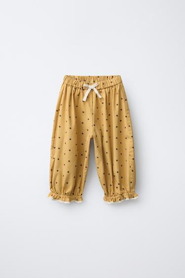 Zara Брюки-шаровалы в горошек купить с доставкой.