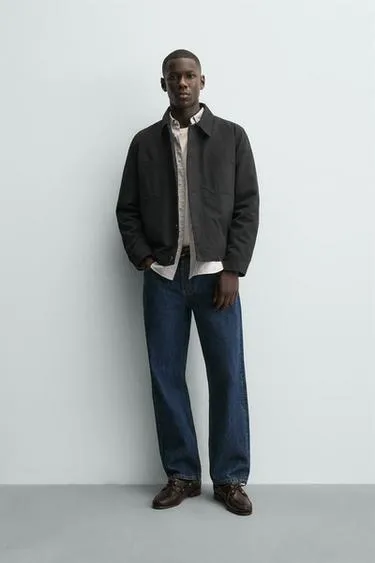 Стеганая куртка-рубашка с карманами- Заказать в России