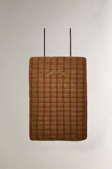 Zara Плед для домашних питомцев в полоску с возможностью закатывания краев