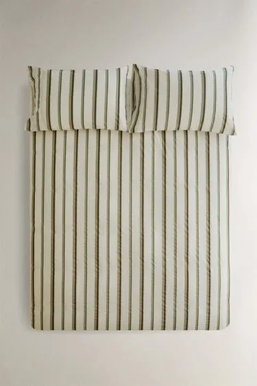 Полосатое покрывало из перкаля (300 нитей)