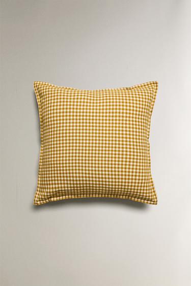 Zara Чехол на подушку в клетку купить с доставкой.