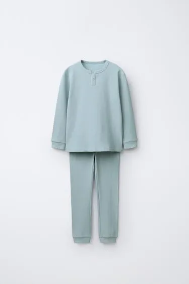 1,5–6 лет/однотонная пижама в рубчик- Заказать в России