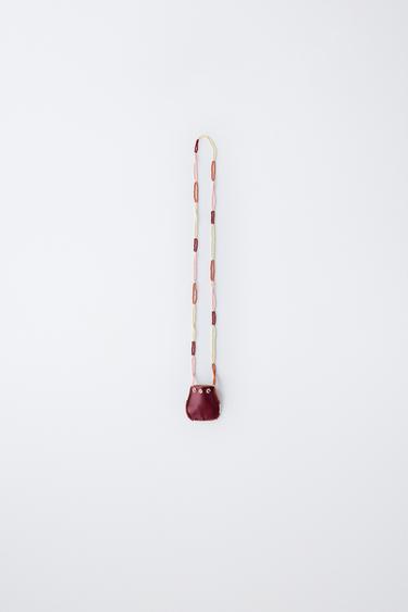 Zara Ожерелье с бусинами и сумочкой