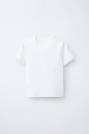 Однотонная футболка из интерлока- Заказать в России