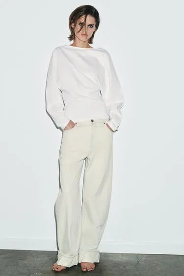 Джинсы ZW BAGGY со средней посадкой- Заказать в России