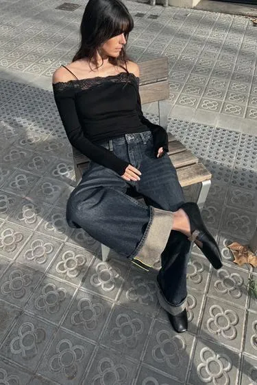 Балетки из кожи с металлической полоской- Заказать в России