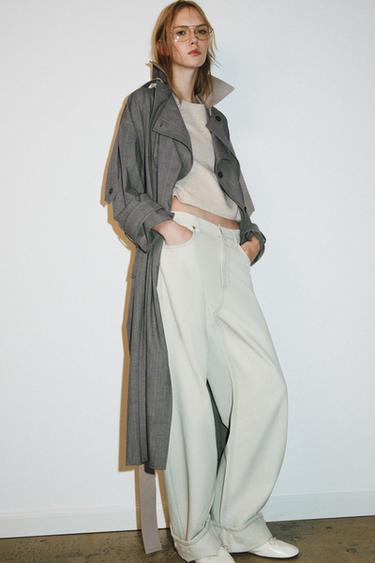 Zara Джерси из 100% шерсти с короткими рукавами