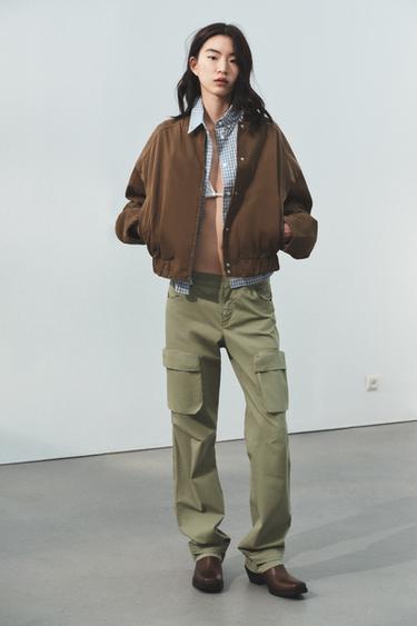 Zara Брюки карго прямого кроя