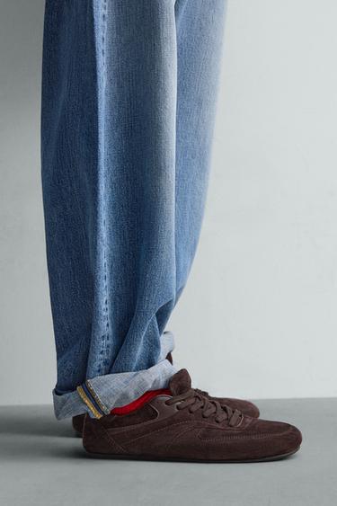 Zara Кожаные кроссовки