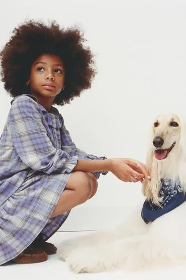 Платье в клетку с защипами- Заказать в России