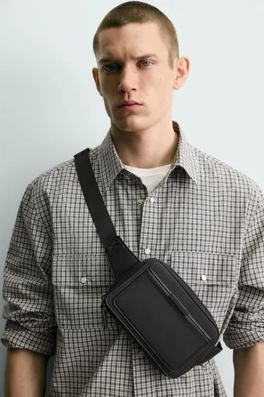 Поясная сумка с тиснением- Заказать в России