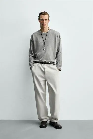 Футболка с двойной контрастной отделкой