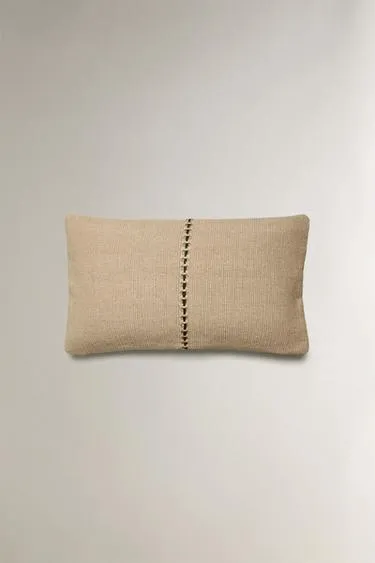 Чехол для декоративной подушки с тканевой отделкой- Заказать в России