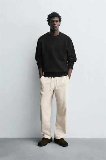 Джоггеры с высокой посадкой и структурой- Заказать в России