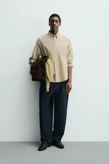 Рубашка оверсайз оксфорд