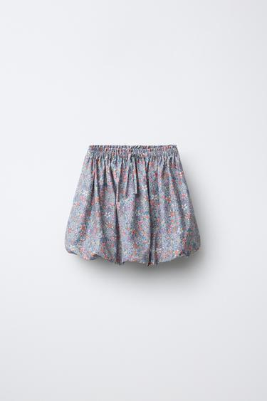 Zara Поплиновая юбка-банан купить с доставкой.