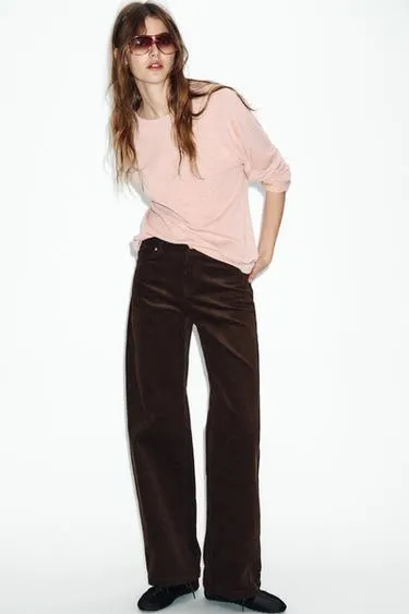 Футболка в стиле рустик с длинными рукавами