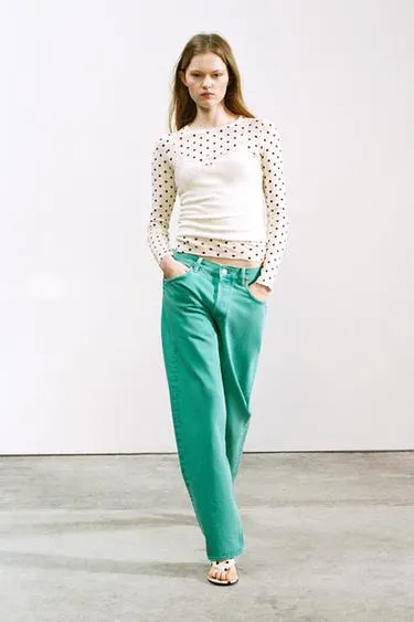 Футболка SUPIMA® в горошек- Заказать в России