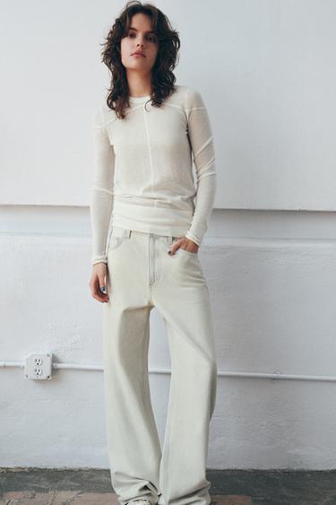 Zara Тонкий свитер из смесовой шерсти