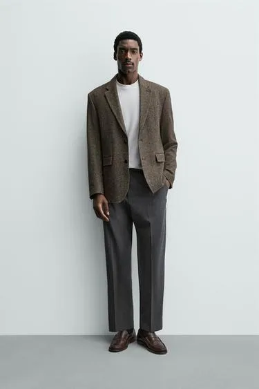 Брюки REGULAR FIT из смесовой шерсти NON IRON- Заказать в России