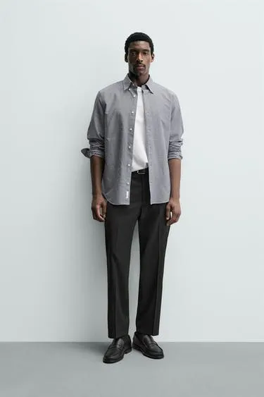 Брюки REGULAR FIT из смесовой шерсти NON IRON- Заказать в России