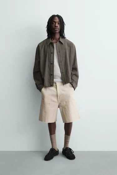 Бермуды с карманами-карпентерами