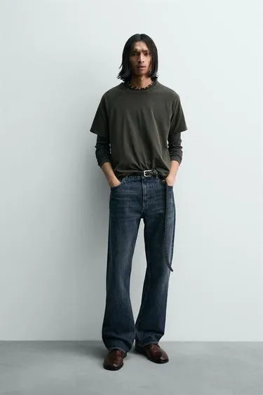 Футболка Relaxed Fit из легкой ткани- Заказать в России