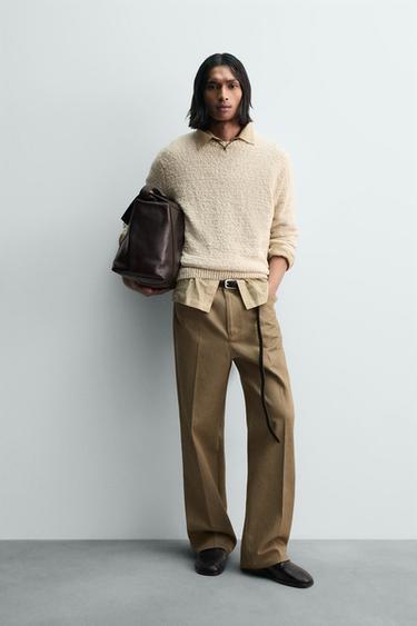 Zara Джерси с неровной структурой купить с доставкой.