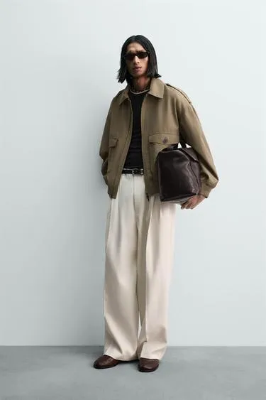 Куртка свободного кроя из вискозы и хлопка, лимитированная серия- Заказать в России