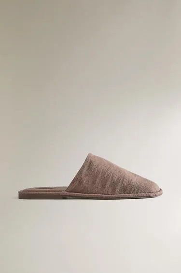 Тапочки-мюли из рами- Заказать в России