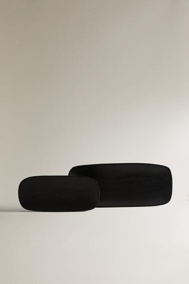 Zara Тёмная деревянная поднос