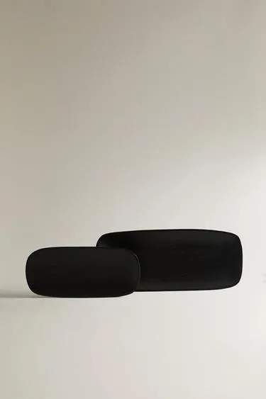 Тёмная деревянная поднос- Заказать в России