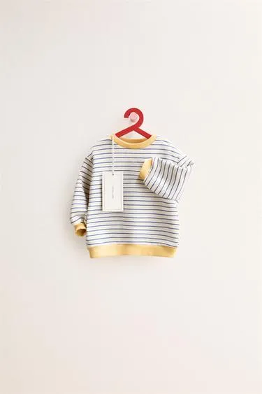 Свитшот в полоску ZARA TIMELESS