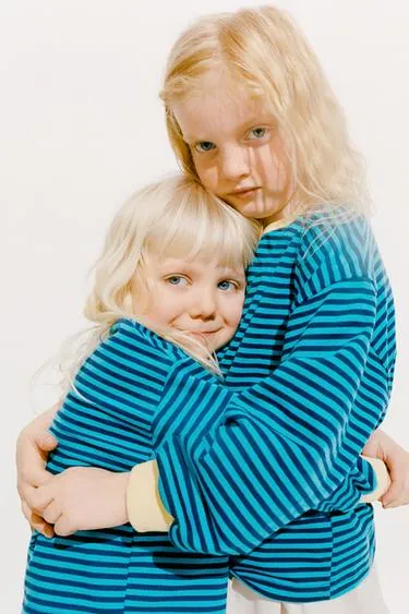 ZARA TIMELESS - футболка в полоску с контрастной отделкой- Заказать в России