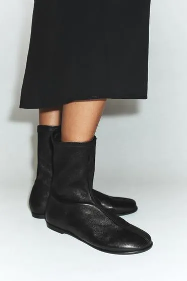 Ботильоны из мягкой кожи- Заказать в России