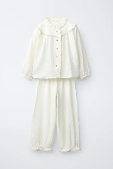 6-14 лет/пижама с контрастной волнистой текстурой- Заказать в России