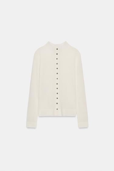 Zara Кардиган из сверхтонкого трикотажа купить с доставкой.