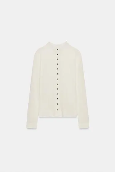 Кардиган из сверхтонкого трикотажа