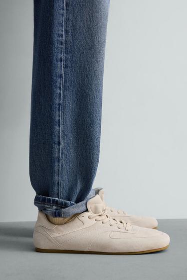 Zara Кожаные кроссовки