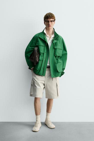 Zara Шорты карго RELAXED FIT LIMITED EDITION