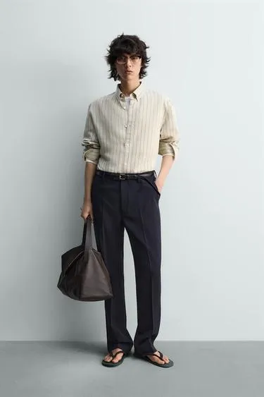 Рубашка свободного кроя в полоску LIMITED EDITION