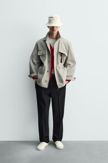 Zara Брюки STRAIGHT FIT из смесовой шерсти — LIMITED EDITION