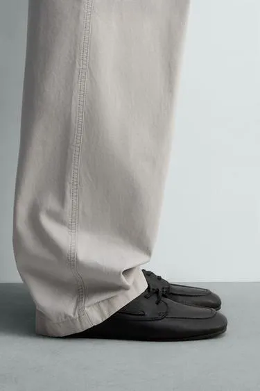 Кожаные топсайдеры