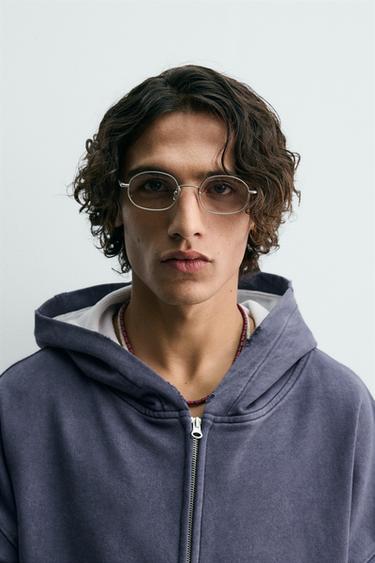 Zara Овальные очки LIMITED EDITION купить с доставкой.