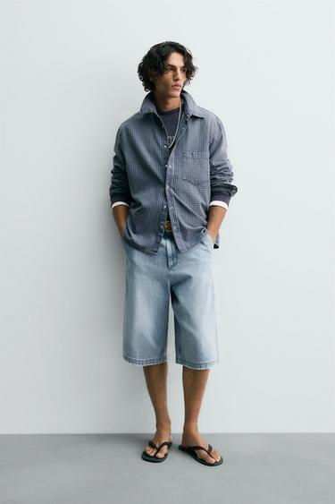 Zara Джинсовые шорты RELAXED FIT LIMITED EDITION купить с доставкой.