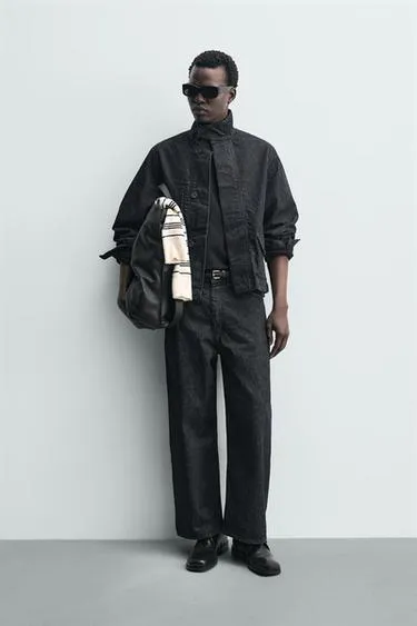 Джинсовая куртка с карманами- Заказать в России